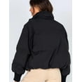 thumbnail image 6 of Women’s Winter Cropped Puffer Jacket Coat Short Warm Quilted Jacket, 6 of 7