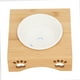 thumbnail image 2 of Cuenco De Agua Para Perros, Cuenco Para Mascotas Con Base De Bambú Y Madera, Boca Inclinada Para Interiores, 2 of 7
