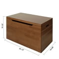 thumbnail image 4 of eHemco Heavy-duty Solid Hardwood Blanket Chest, Storage Trunk, 35.5 by 18.63 by 19.5 Inches, Coffee, 4 of 8