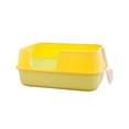 thumbnail image 3 of Caja de arena para gatos, inodoro de viaje, cama elevada, orinal resistente para gatitos, inodoro para gatos, caja de arena para gatos de interior, ga Verde, 3 of 8