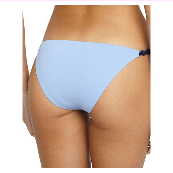 Eberjey Women's So Solid Moderate coverage knot details at sides Bikini Bottom S/Perry
