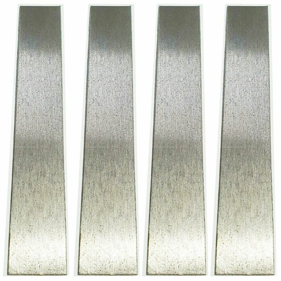 Hoja de níquel puro Ánodo de níquel de 6 pulgadas Paquete de 4 electrodos de níquel de placa de níquel puro para galvanoplastia de níquel 6 "x 1" 99,9%