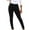 Black, variant on Womens Jeans Mid Waisted Women's Casual Jeans Pockets Trousers Jeans Trousers Pant