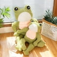 thumbnail image 4 of Abdominal muscle frog plush toy doll is soft and cute, 4 of 5