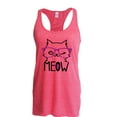 thumbnail image 1 of Artix - Women's Racerback Tank Top - Meow Cute Cat Kitty, 1 of 5