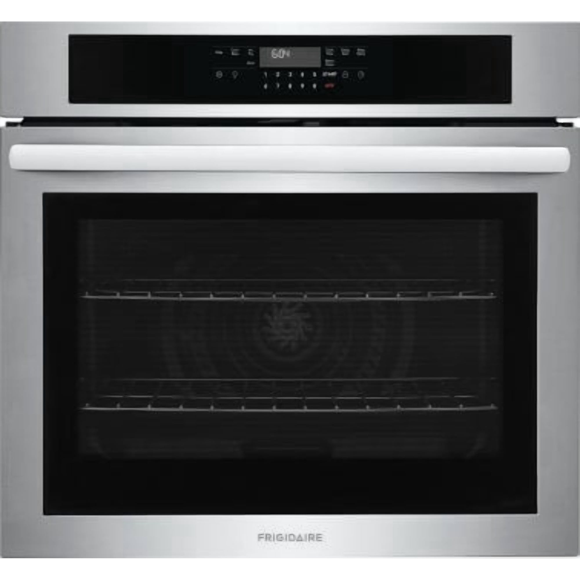 Frigidaire 30" 5.3 Cu. Ft. Built-In Single Electric Wall Oven with Convection Bake & Air Fry (Stainless Steel - FCWS3030AS)