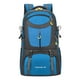 thumbnail image 2 of Mochila de senderismo (1 unidad), mochila de viaje de gran capacidad, impermeable, con sistema de reducción de carga para aventuras de senderismo de varios días (azul)., 2 of 9