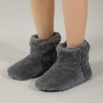 thumbnail image 3 of Boots Women Plush Boots for Women Platform Shoes Woman Keep Warm Women Shoes Soft Flat Winter Boots Botas Mujer (Long Light Coffee,42-43), 3 of 6