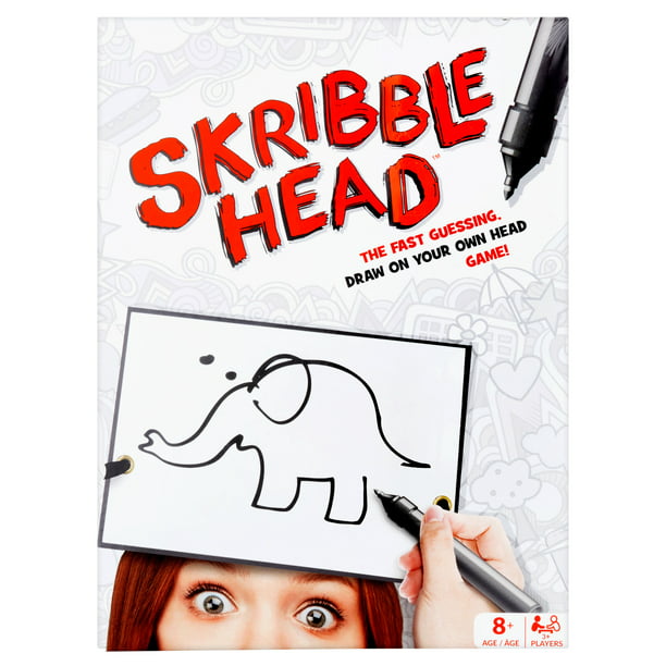 at opfinde Plenarmøde hat Skribble Head Game by Buffalo Games - Walmart.com