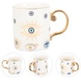thumbnail image 2 of Espresso Coffee Cup Evil Eye Mug Ceramic Coffee Mug Cute Cup Ceramic Tea Cup, 2 of 8