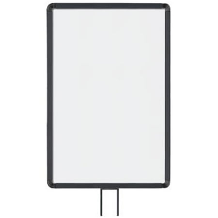 Lavi Industries 50-1134F12V-MB Vertical Fixed Mount Sign Frame, 14 x 22 In. Matte Black