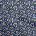 thumbnail image 1 of oneOone Rayon Indigo Blue Fabric Floral Craft Projects Decor Fabric Printed By The Yard 56 Inch Wide, 1 of 4