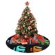 thumbnail image 4 of Falda para árbol de Navidad con el tema Impostor entre nosotros, suave y divertida, decoración navideña de granja, 36", 4 of 4