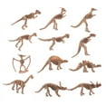 thumbnail image 1 of 12pcs Various Plastic Dinosaurs Fossil Skeleton Dino Figures Kids Toy Gift, 1 of 6