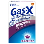 3 Pack Gas-X Maximum Strength Softgels for Fast Gas Relief 30 Count