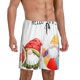 thumbnail image 2 of Balery Summer Gnome Pantalones cortos de pijama de punto de algodón para hombre con cinturilla y bolsillos-3X-Large, 2 of 6