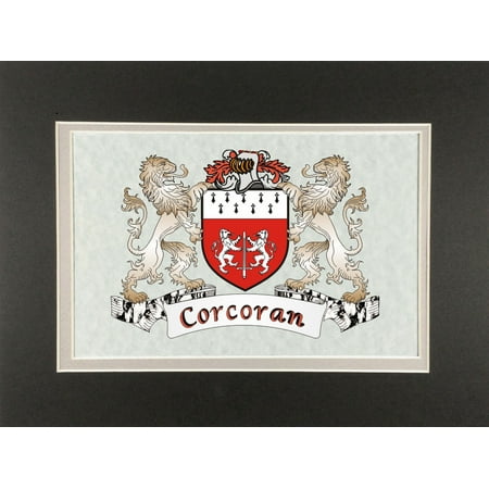 

Corcoran Irish Coat of Arms Print - Frameable 9 x 12