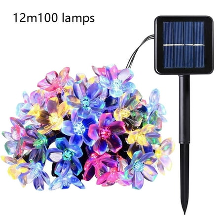 

Pkeoh Led Lights For Bedroom Fairy Lights Solar Flower Lamp String Led Flower Decorative Lamp Festival Garden Garden Transparent Flower Small Color Lamp Belt Multicolour Room Lights For Bedroom