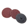 thumbnail image 2 of SagaSave 25 Pcs 2" 50mm Roll Lock Sanding Discs Grit P24-P240 Surface Conditioning Discs Grind Polish, 2 of 5