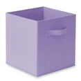 thumbnail image 2 of Casafield Set of 6 Fabric Storage Cube Bins, Lavender Purple - 11" Collapsible Foldable Cloth Baskets for Shelves and Cubby Organizers, 2 of 7