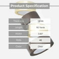 thumbnail image 4 of PSBM Clear Carton Sealing Packing Tape Economy Acrylic 2.83" x 110 Yards 1.6 Mil 48 Rolls for Shipping and Moving, 4 of 10