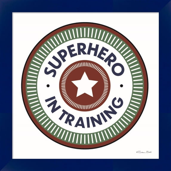 Great Art Now Superhero in Training by Susan Ball, Framed Wall Art, 14W x 14H
