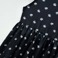 thumbnail image 4 of Wednesday Addams Costume Robe d'Été pour Filles pour Enfants Costumes de la Famille Addams Robe de Fête Cosplay d'Halloween, 4 of 6