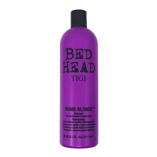 Tigi Bed Head Dumb Blonde Shampoo 25 36 Oz For Chemically Treated Hair Walmart Com Walmart Com