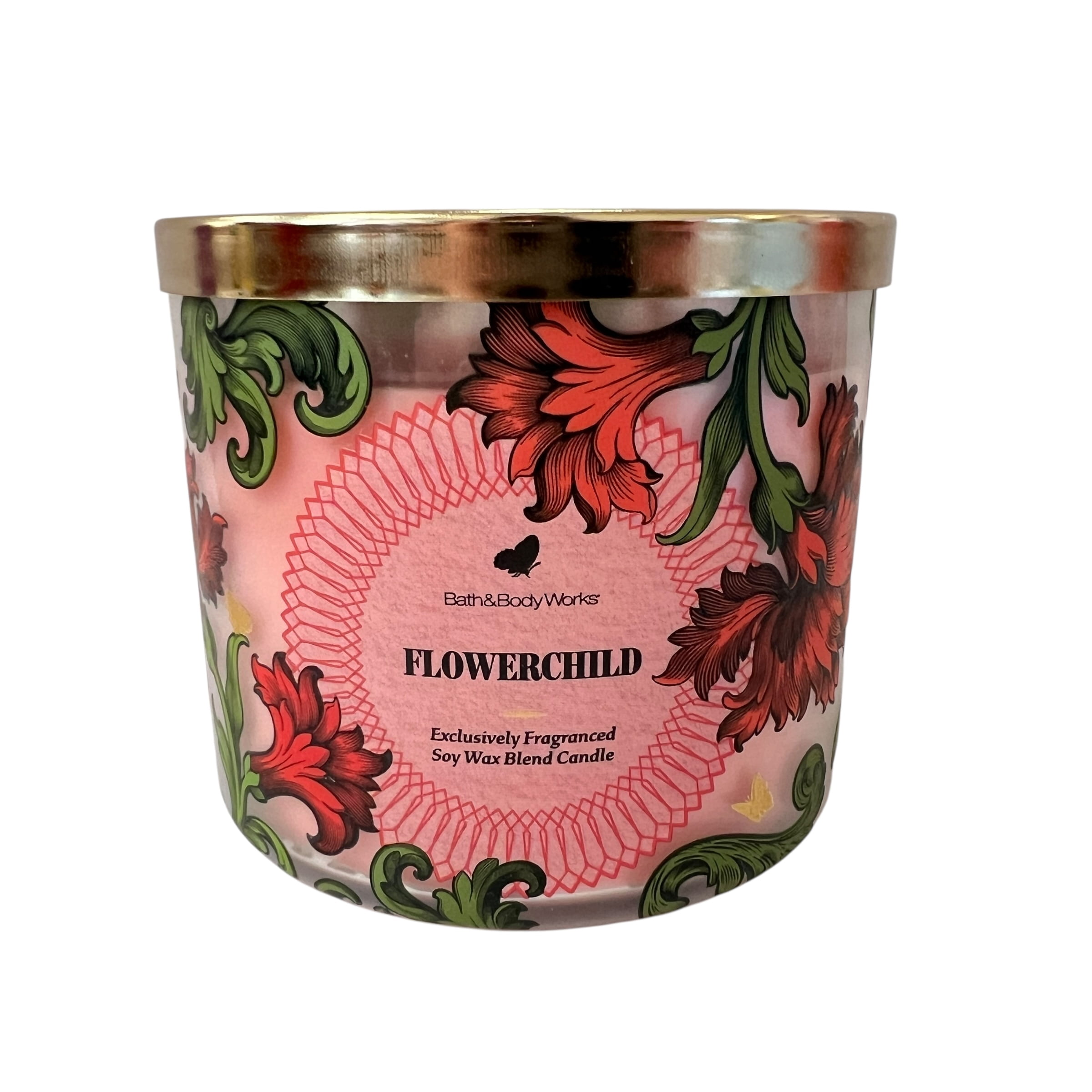 Bath & Body Works Flowerchild Scented 3 Wick Candle 14.5 oz