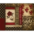 thumbnail image 3 of Poloson, Kimberly 14x12 Black Modern Framed Museum Art Print Titled - Love is a Rose I, 3 of 5