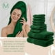 thumbnail image 5 of Juego de toallas de baño MAURA Hunter Green, 8 piezas, algodón turco, 5 of 7