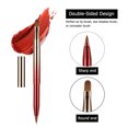 thumbnail image 3 of 3 pcs Dual End Lip Brush Retractable Lipstick Makeup Brush Tool Applicators, 3 of 5