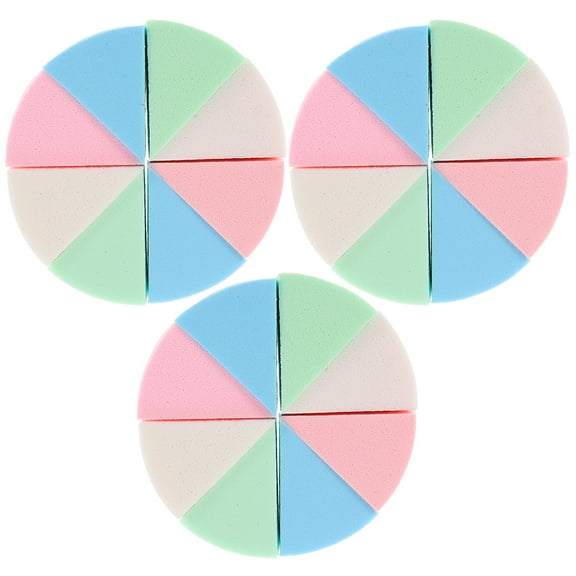 LOLIPPYY Triangle Latex Makeup Multi for Professional Makeup Application 3Sets