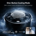 thumbnail image 3 of Handheld Portable Fan, Rechargeable Personal Fan with Built-In Retractable Cable, Emergency Phone Charging, Adjustable Speed Digital Display, Travel Fan for Commute, Office & Outdoor Use, 3 of 9