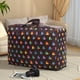 thumbnail image 5 of Bolsa de almacenamiento extra grande de alta resistencia | Asas reforzadas, tela no tejida engrosada, doble cremallera, 27,5x19,7x11,8 en azul | Ropa, juguetes, bolsa organizadora de decoración, 5 of 6