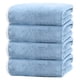 thumbnail image 1 of Juego de 4 Toallas de Baño Azules, Toallas de Baño Grandes y Ultrasuaves 35x70in, Toallas de Hotel Altamente Absorbentes y de Secado Rápido para Baño Gimnasio Natación, Sábanas de Ducha de Microfi..., 1 of 7