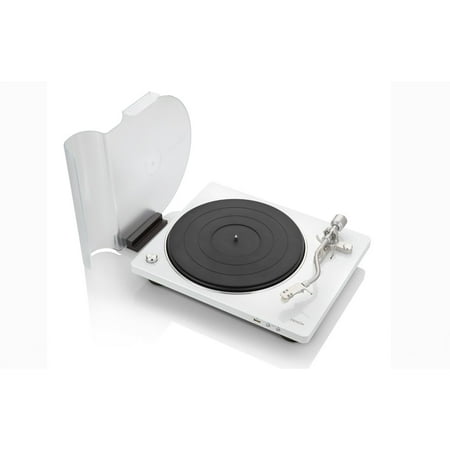 Denon - Semi-Automatic Analog Turntable - White