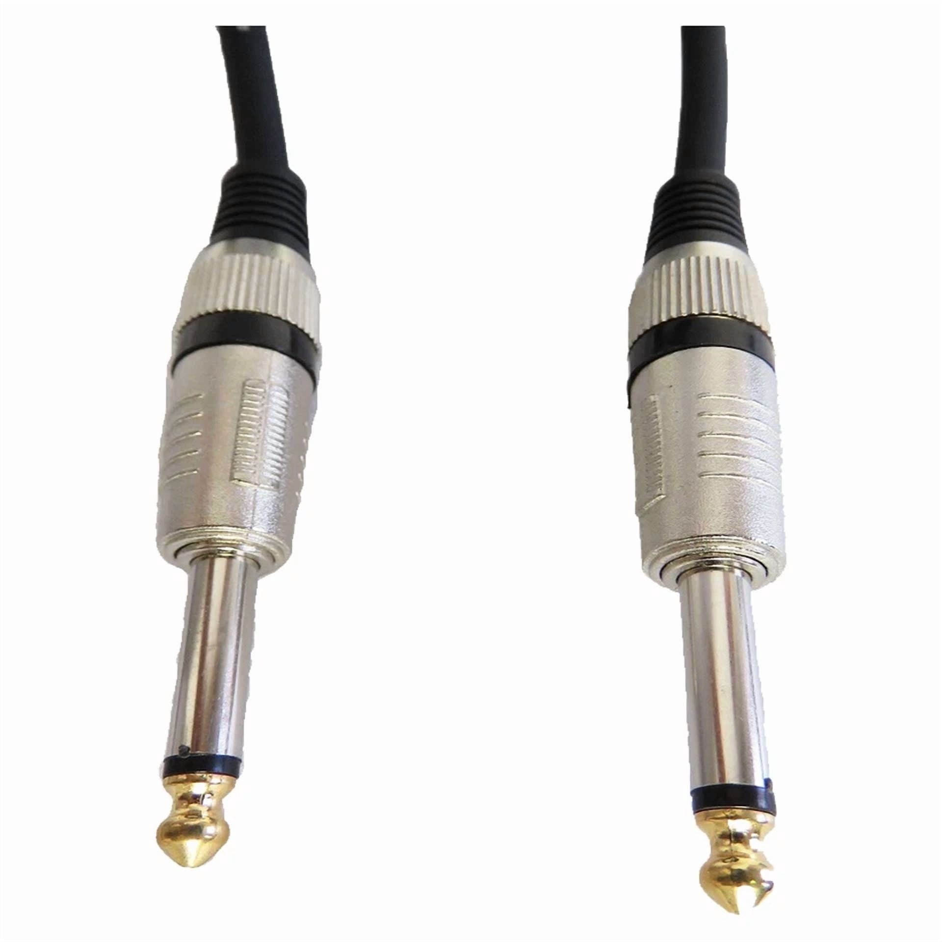 BUTTERFLY- 15Ft Instrument Guitar Audio Speaker Cable 6.35Mm 1/4" To 1/4" Mono Male Cord