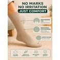 thumbnail image 2 of Comfello Diabetic Socks Crew for Men & Women – 12 Pairs of Non-Binding Neuropathy Socks, 2 of 7