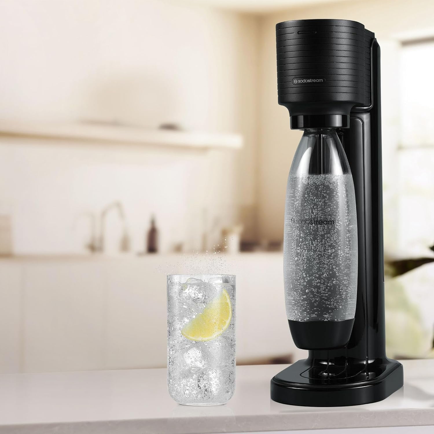 Gaia Sparkling Water Maker, Black - Walmart.com