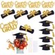 thumbnail image 1 of 12 piezas de decoraciones para fiesta de graduación: palitos decorativos de doble cara para centros de mesa, adornos para mesas, recortes brillantes para fiestas de graduación., 1 of 9