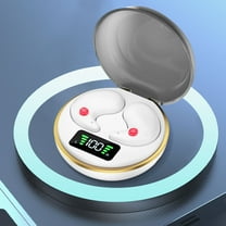 Sleep Earbuds, Noise Blocking Sleep Headphones, Small Earplugs for Side Sleepers, 80H Playtime, Stream Content via Bluetooth 5.3, Sleep Monitor, Personal Alarm