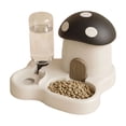 thumbnail image 2 of Cottage Style Pet Feeder Water Dispenser Food Storage Sealed Auto Refill for Cats Dogs Small Pets Indoor Feeding Station Cute Decor, 2 of 7