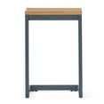 thumbnail image 4 of SSyao Modern Industrial Firwood C-Shaped Accent Side Table with Iron Frame, Small, 4 of 7
