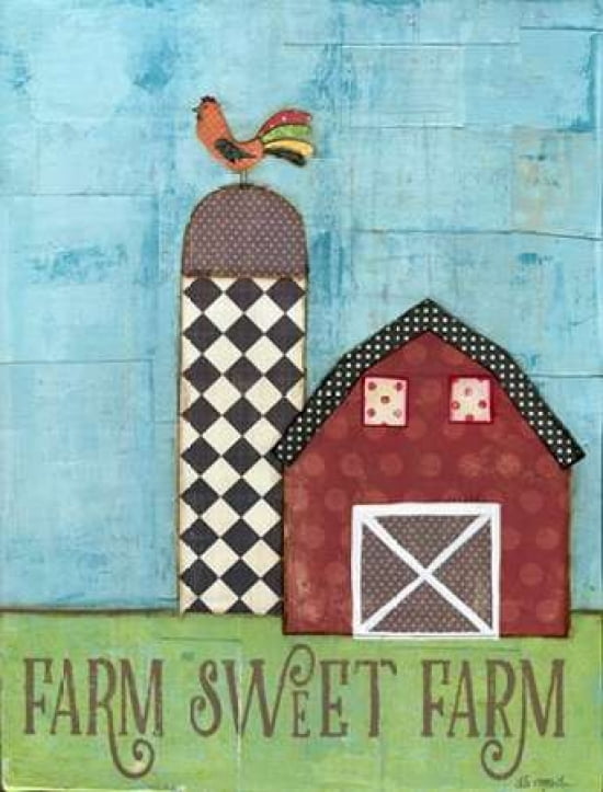 Farm Sweet Farm Canvas Art - Alli Rogosich(22X28)