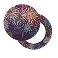 thumbnail image 2 of Balery Fireworks2 Fundas de asiento para taburete de bar redondo de tela de terciopelo ajustables que protegen de arañazos y manchas para sillas de 14 a 17 pulgadas.-12 inch, 2 of 7