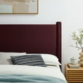 thumbnail image 7 of Headboard, Full, Purple, Velvet, Hotel Bedroom, Modern Contemporary, HB38159, 7 of 7