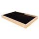 thumbnail image 4 of Bandeja de exhibición de joyas, caja de almacenamiento apilable a prueba de arañazos, cajón de joyería, inserto para pendientes, collares, pulseras, alfileres, color negro, 4 of 5