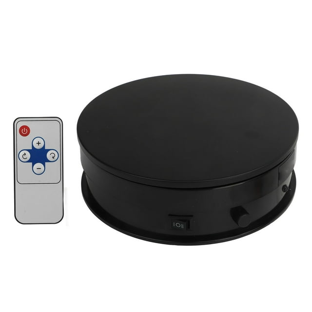 Electric Turntable, 360 Degree Photography Turntable Display Stand With Remote Control, 15cm Motorized Rotating Display Stand Low Noise For Products Display, Live Video Show