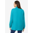 thumbnail image 2 of Woman Within Plus Size Perfect Long-Sleeve Turtleneck Tee (Petite Available), 2 of 6
